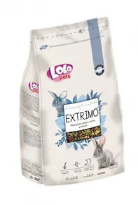 EXTRIMO Komplettfutter für Kaninchen im Beutel mit Reißverschluss 750 g